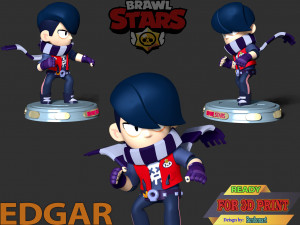 Edgar Brawl Stars Model do druku 3D