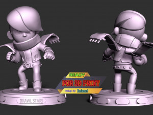Edgar Brawl Stars Model do druku 3D
