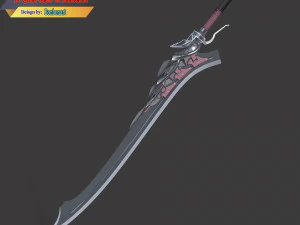 레드 퀸 팬아트 3D 프린트 모델