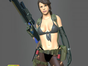 Quiet - Metal Gear Solid 5 3D Print Model