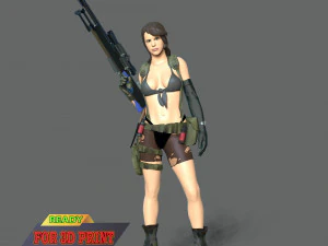 Quiet - Metal Gear Solid 5 3D Print Model