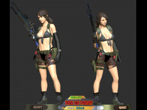 Quiet - Metal Gear Solid 5 Modelo de impresión 3D