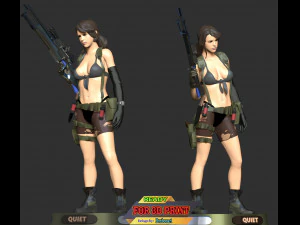 Quiet - Metal Gear Solid 5 3D Print Model