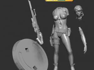 Quiet - Metal Gear Solid 5 3D Print Model