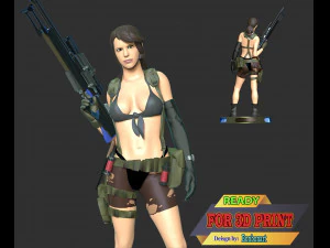 Quiet - Metal Gear Solid 5 3D Print Model