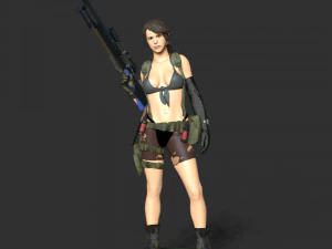 Quiet - Metal Gear Solid 5 3D Print Model