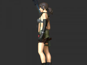 Quiet - Metal Gear Solid 5 3D Print Model