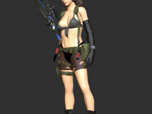 Quiet - Metal Gear Solid 5 3D Print Model