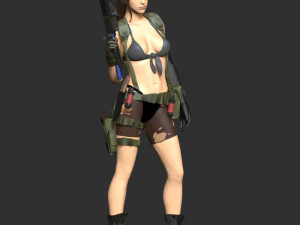 Quiet - Metal Gear Solid 5 3D Print Model