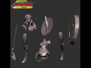 Wonder Woman - DC World Collide 3D Druckmodell