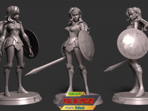 Wonder Woman - DC World Collide 3D Druckmodell