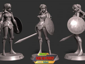 Wonder Woman - DC World Collide 3D Print Model
