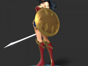 Wonder Woman - DC World Collide 3D Druckmodell