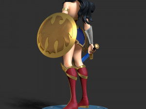 Wonder Woman - DC World Collide 3D Druckmodell
