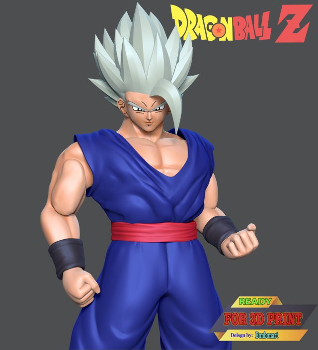 3D file Gohan SSJ5 Dragon Ball AF 🐉・3D printer model to download