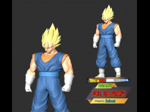 Vegetto - Dragon Ball Modelo de impresión 3D