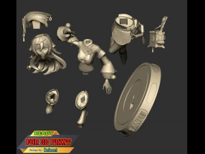 Yanfei - Genshin Impact 3D Print Model