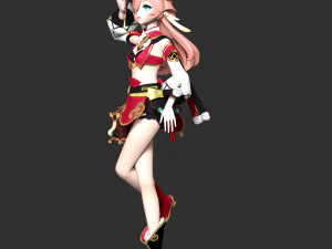 Yanfei - Genshin Impact 3D Print Model