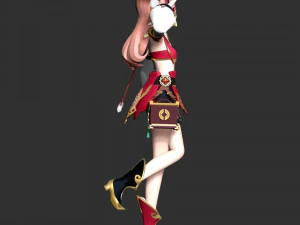 Yanfei - Genshin Impact 3D Print Model