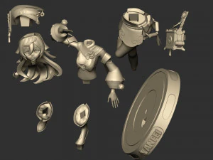 Yanfei - Genshin Impact 3D Print Model