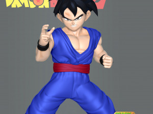 Teen Son Gohan - Dragon Ball Modelo de impresión 3D