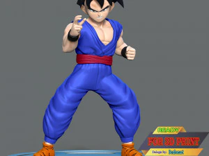 Gen&ccedil; Oğul Gohan - Dragon Ball 3D Baskı Modeli