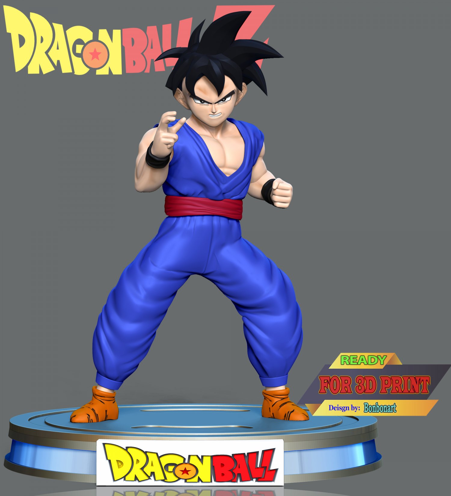 3D file Gohan SSJ5 Dragon Ball AF 🐉・3D printer model to download