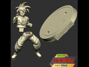 Gen&ccedil; Oğul Gohan - Dragon Ball 3D Baskı Modeli