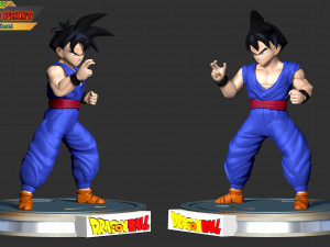 Teen Son Gohan - Dragon Ball Modèles 3D en vedette