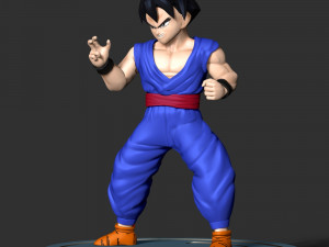 Teen Son Gohan - Dragon Ball Modèles 3D en vedette