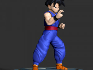 Teen Son Gohan - Dragon Ball Modèles 3D en vedette