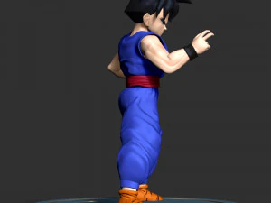Gen&ccedil; Oğul Gohan - Dragon Ball 3D Baskı Modeli