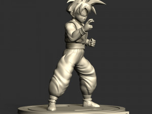 Teen Son Gohan - Dragon Ball Modèles 3D en vedette