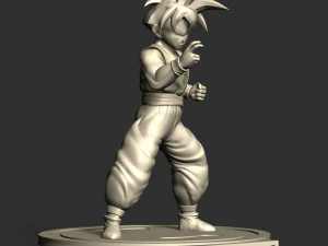 Gen&ccedil; Oğul Gohan - Dragon Ball 3D Baskı Modeli