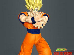 Son Goku - Dragon Ball 3D Print Model
