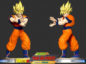 Son Goku - Dragon Ball 3D Print Model