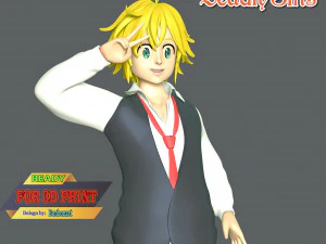 멜리오다스 - 일곱개의 대죄 3D 프린트 모델