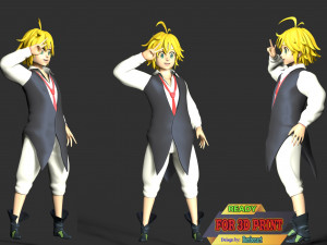 Meliodas - The Seven Deadly Sins 3D प्रिंट मॉडल