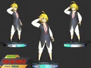 Meliodas - The Seven Deadly Sins 3D प्रिंट मॉडल