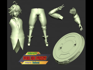 Meliodas - The Seven Deadly Sins 3D प्रिंट मॉडल