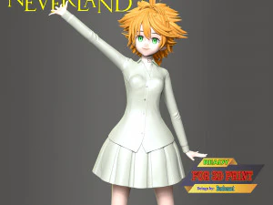 Emma - Het beloofde Neverland 3D printmodel