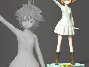 Emma - The Promised Neverland Modelo de Impressão 3D