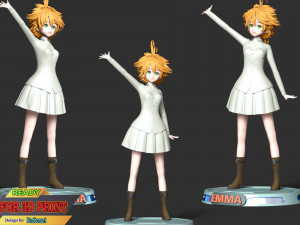 Emma - The Promised Neverland Modelo de Impressão 3D
