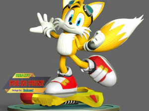 Miles Tails Prower Riders 3D Print Model