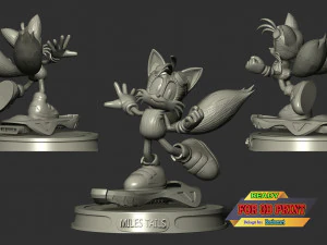 Miles Tails Prower Riders 3D Print Model