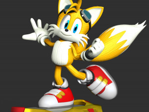 Miles Tails Prower Riders 3D 打印模型
