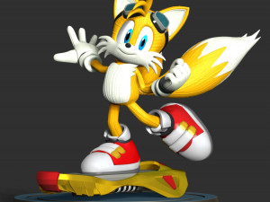 Miles Tails Prower Riders 3D 打印模型