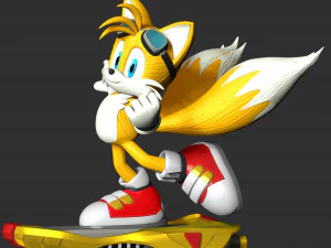 Miles Tails Prower Riders 3D Print Model