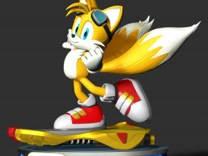 Miles Tails Prower Riders 3D 打印模型