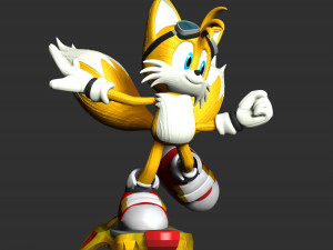 Miles Tails Prower Riders 3D 打印模型